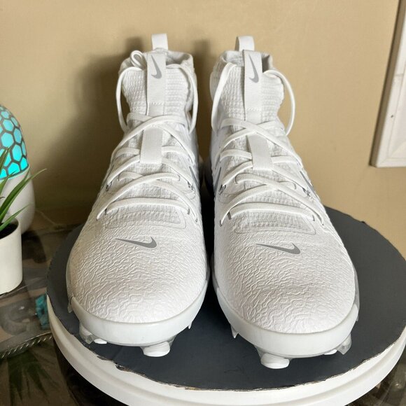 Nike‎ Alpha Huarache NXT MCS Molded Baseball Cleats DJ6519-103 Men Size 8 White - Picture 3 of 10